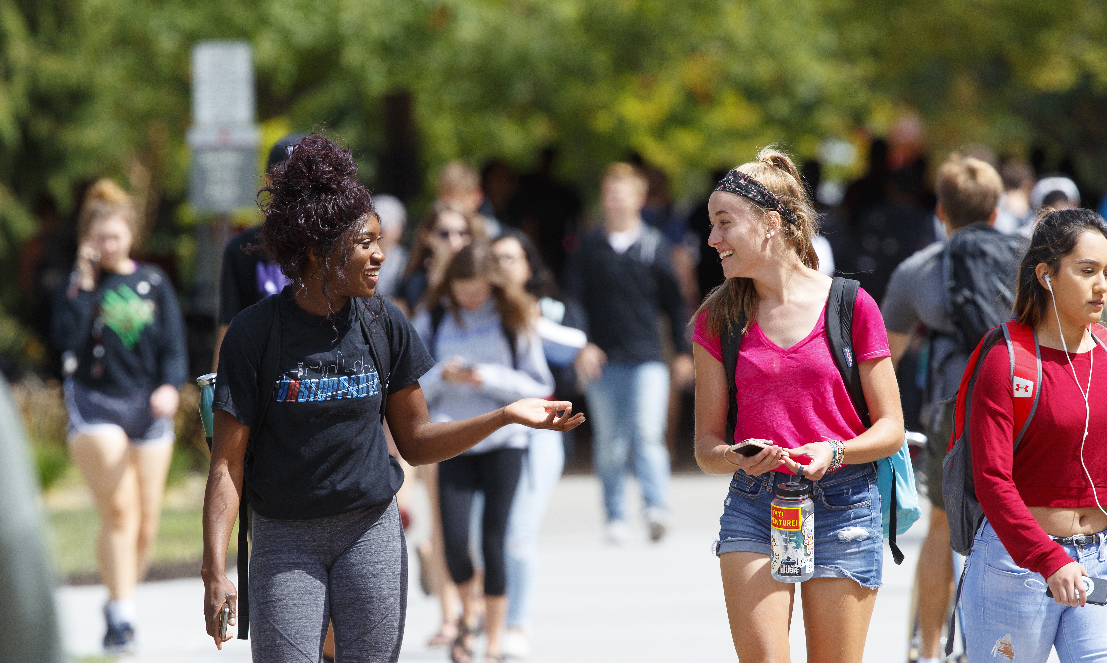 Students outside